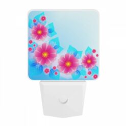 Night Light, A Blue And Pink Flower Arrangement. -Acrylic Night Light Shop 286a69eeb2899aae358a99b9363916c802801f9b