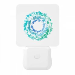 Night Light, A Blue And Green Circle With A Hole In The Middle. -Acrylic Night Light Shop 291b278465ba2394dfdaff57c93417a2f5517551