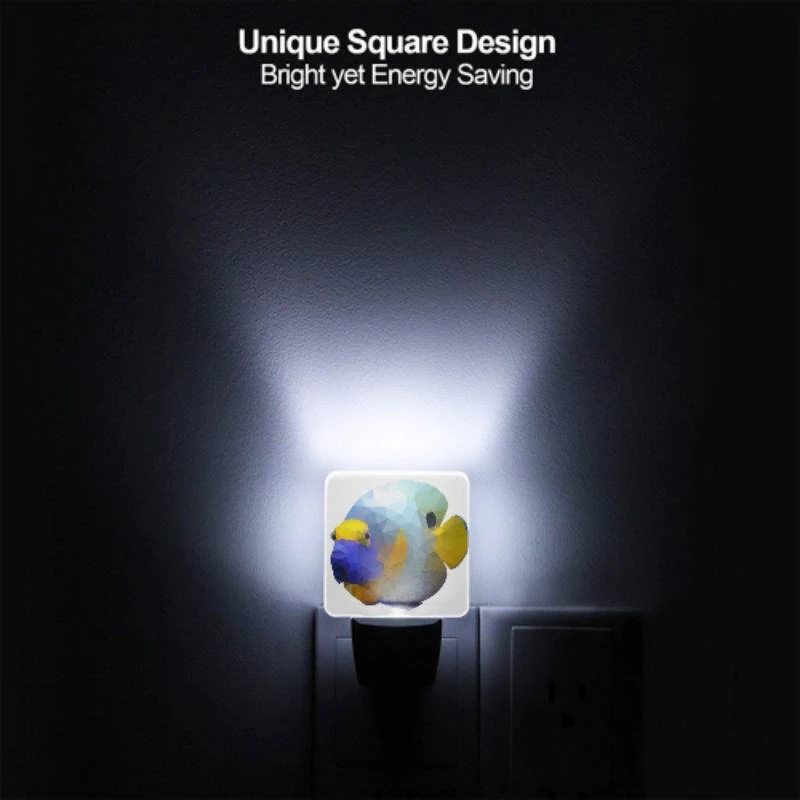 Night Light Set of 2, A blue and yellow fish with a black nose. Night Light Set Of 2, A Blue And Yellow Fish With A Black Nose. -Acrylic Night Light Shop 2936ef202fcd8f32c95b466eca7e557802203c60