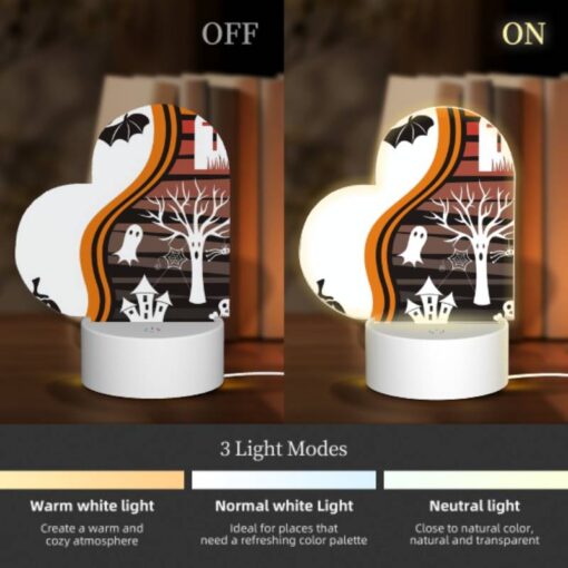 Love Acrylic Night Light, A Collection Of Halloween Symbols -Acrylic Night Light Shop 29a11ad5f6ae90c354cf986cc50beae4348e804b