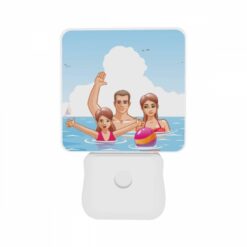 Night Light Set Of 2, A Family Of Three Is Enjoying A Day At The Beach. -Acrylic Night Light Shop 29a7d05cf3472fbe3f78b7e4dbde12b9901c84f7