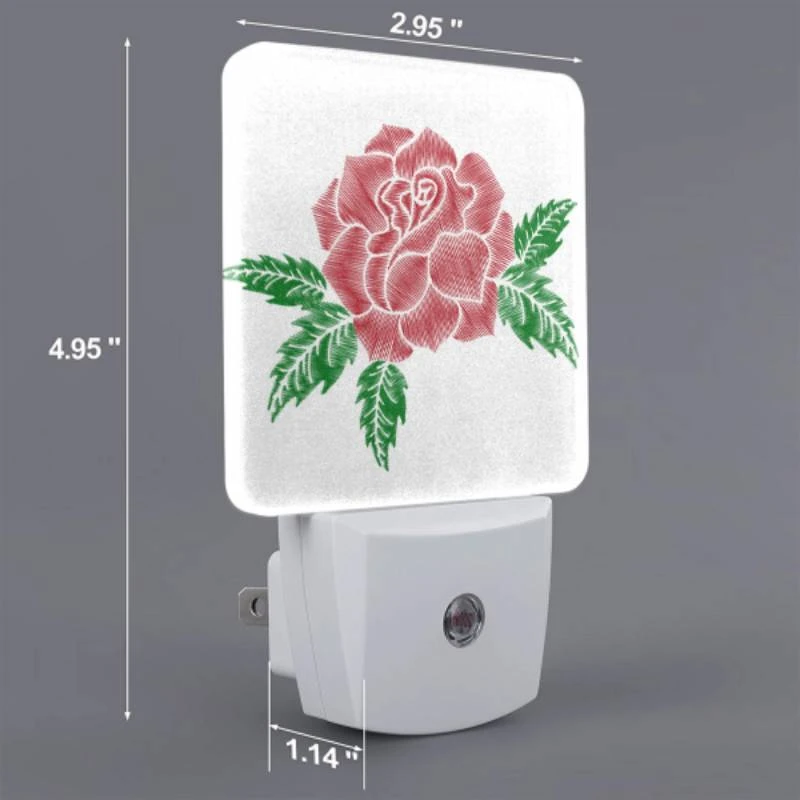 Night Light, A red rose with green leaves. Night Light, A Red Rose With Green Leaves. -Acrylic Night Light Shop 2a8cdf557bcc23aa2e889d5655182be134d1e0c4