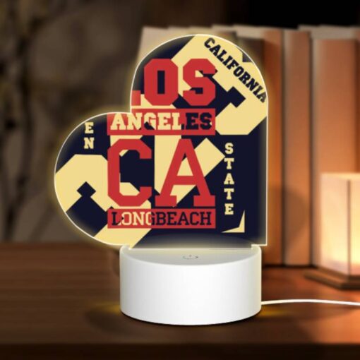 Love Acrylic Night Light, A Poster For Los Angeles -Acrylic Night Light Shop 2a92290585dfeeba582418d48b2a0985227208f4