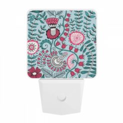 Night Light, A Colorful Floral Pattern With Pink -Acrylic Night Light Shop 2a946394482544ac0f09ef74d6b8991481c26647