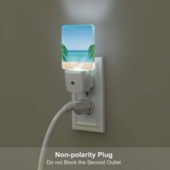 Night Light Set Of 2, Two Palm Trees Are On The Beach -Acrylic Night Light Shop 2aa7733f3abd4c486c7310996fcb9b4b1d857b18