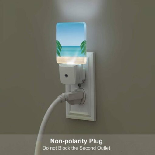 Night Light Set Of 2, Two Palm Trees Are On The Beach -Acrylic Night Light Shop 2aa7733f3abd4c486c7310996fcb9b4b1d857b18