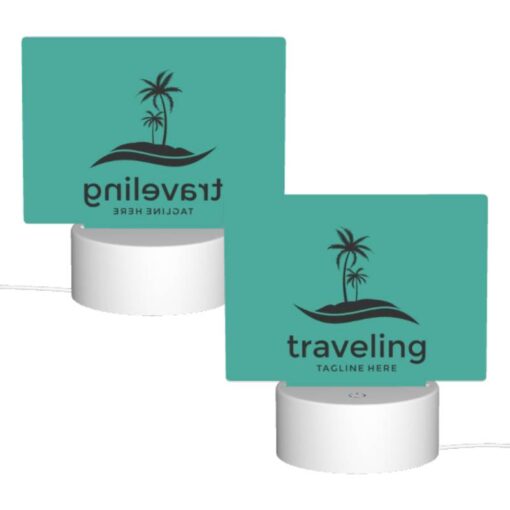 Rectangular Acrylic Night Light, A Logo For A Traveling Company. -Acrylic Night Light Shop 2b14ab2890bc21c3223bc4aa235cfa0cfea30449