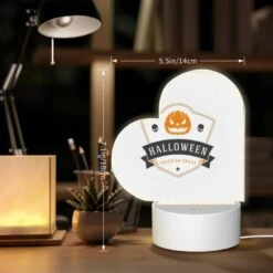 Love Acrylic Night Light, A Halloween Logo With A Skull And A Pumpkin. -Acrylic Night Light Shop 2b1a37daced5186f56528b20ce5a90276755ae41