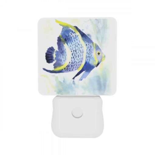 Night Light Set Of 2, A Blue And Yellow Fish With A Black Tail. -Acrylic Night Light Shop 2bd74b099dd62b795e4fd2258849fec38ae5e1d9