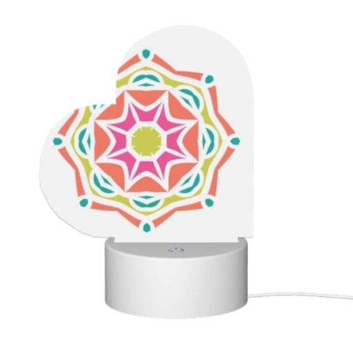 Love Acrylic Night Light, A Colorful Flower Design With A Yellow Center. -Acrylic Night Light Shop 2c78b422260e1a90712b57c0cc5d190a0aeb45d1