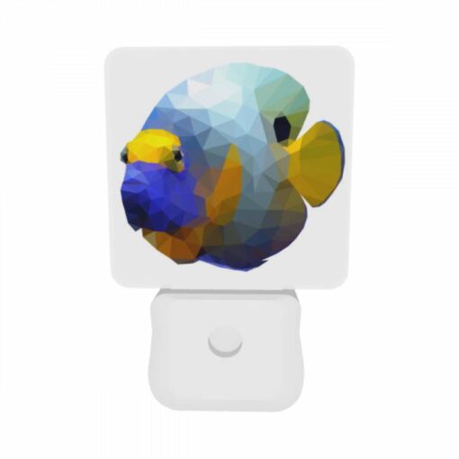 Night Light Set Of 2, A Blue And Yellow Fish With A Black Nose. -Acrylic Night Light Shop 2db3cde3db3cdf0e6321385031527f2f09e2770f