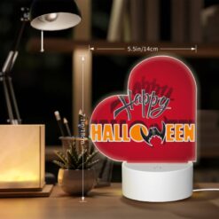 Love Acrylic Night Light, A Red Background With The Words "Happy Halloween" Written In White. -Acrylic Night Light Shop 2e54fc83214d037fbc30b52b6f353d1cadbf4122