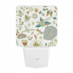 Night Light, A Colorful Floral Pattern With Various Plants And Flowers. 7 Night Light, A Colorful Floral Pattern With Various Plants And Flowers. -Acrylic Night Light Shop 2fa22272f78858cd875955bdab982844fc530c85