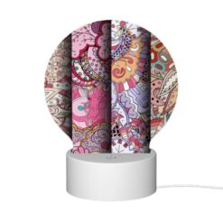 Round Acrylic Night Light, Three Colorful Designs Of A Clock Are Displayed. -Acrylic Night Light Shop 2fbfacdea9226cbb744e1768d79a51ec5512fab3