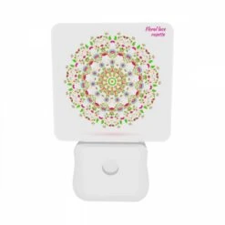 Night Light Set Of 2, A Colorful Floral Lace Design. -Acrylic Night Light Shop 30925eecc50e4867bd949f02f6e2ef248cad7233