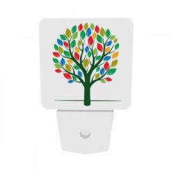 Night Light Set Of 2, A Colorful Tree With Leaves In Different Colors. -Acrylic Night Light Shop 30b4d78f4d07196d62f40a3bd9234bc4deba209e