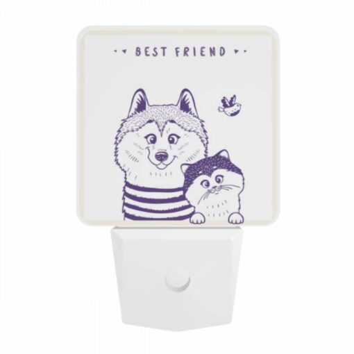 Night Light, A Cat And A Dog Are Sitting Next To Each Other. -Acrylic Night Light Shop 30e9aeb3b15dc65cdf65a3418b1a1fe2ca28f74a