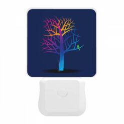 Night Light, A Colorful Tree With A Bird Perched On A Branch. -Acrylic Night Light Shop 31127f0c988309e8cbe4dae634ce929eb1dfd929