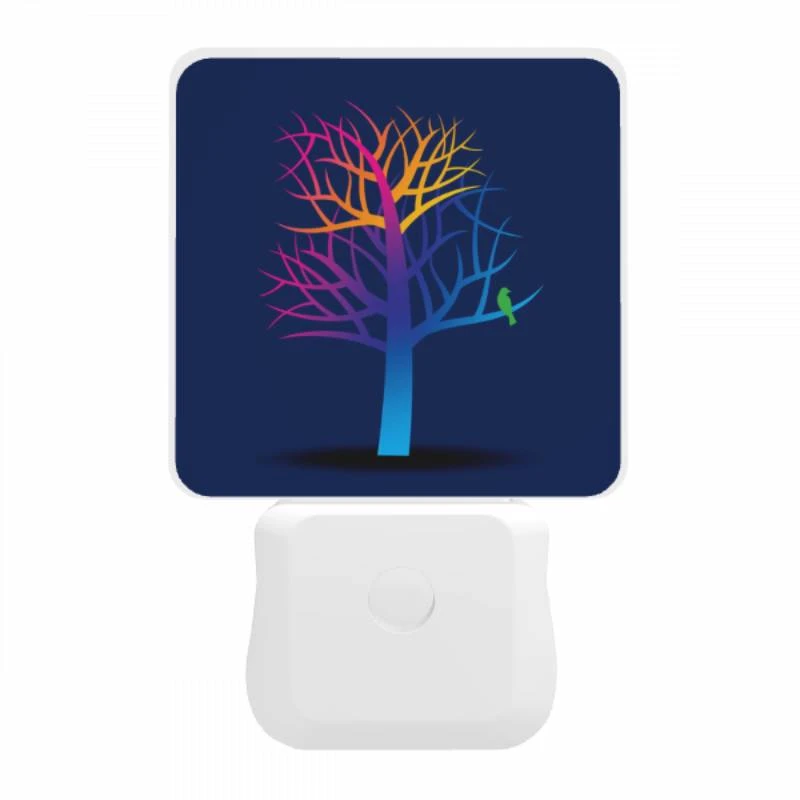 Night Light, A colorful tree with a bird perched on a branch. Night Light, A Colorful Tree With A Bird Perched On A Branch. -Acrylic Night Light Shop 31127f0c988309e8cbe4dae634ce929eb1dfd929