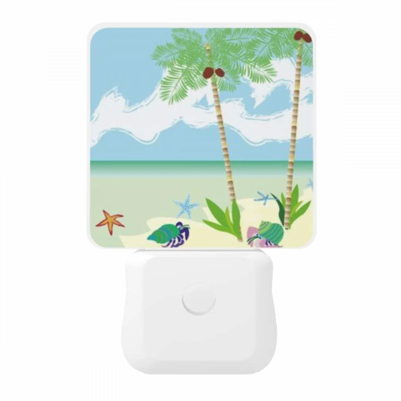 Night Light, A painting of a beach with palm trees and a crab. Night Light, A Painting Of A Beach With Palm Trees And A Crab. -Acrylic Night Light Shop 314e6643343b6395c63e87181b07d3f0e405d397