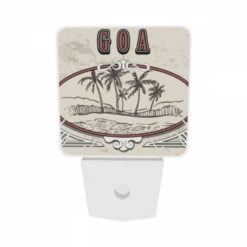 Night Light Set Of 2, A Picture Of Palm Trees With The Word Goa Written Above It. -Acrylic Night Light Shop 31bbd9f4c3bc50db8facf457f8099829a966e969