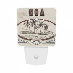 Night Light Set Of 2, A Picture Of Palm Trees With The Word Goa Written Above It. 6 Night Light Set Of 2, A Picture Of Palm Trees With The Word Goa Written Above It. -Acrylic Night Light Shop 31bbd9f4c3bc50db8facf457f8099829a966e969