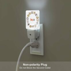 Night Light Set Of 2, A Circle Of Dogs With A Paw Print In The Middle. -Acrylic Night Light Shop 31f0c8be1f1caa8d08c30f466d6f5386d80736ca