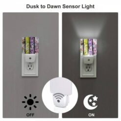 Night Light Set Of 2, Three Colorful Designs Of Flowers Are Displayed On A Wall. -Acrylic Night Light Shop 3206c7787827890d3a0162b7462a31df98cf9e33