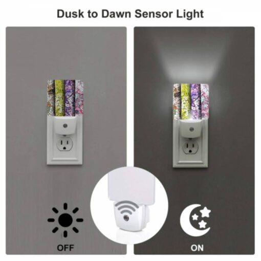 Night Light Set Of 2, Three Colorful Designs Of Flowers Are Displayed On A Wall. -Acrylic Night Light Shop 3206c7787827890d3a0162b7462a31df98cf9e33