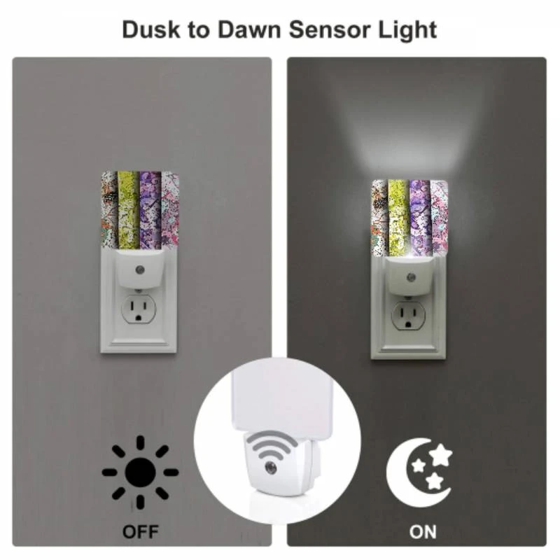 Night Light Set of 2, Three colorful designs of flowers are displayed on a wall. Night Light Set Of 2, Three Colorful Designs Of Flowers Are Displayed On A Wall. -Acrylic Night Light Shop 3206c7787827890d3a0162b7462a31df98cf9e33