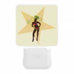 Night Light, A Woman In A Bikini Is Standing In Front Of A Star. -Acrylic Night Light Shop 323edf7d5e7e176f8f2ac765c3e9a93554ac649b