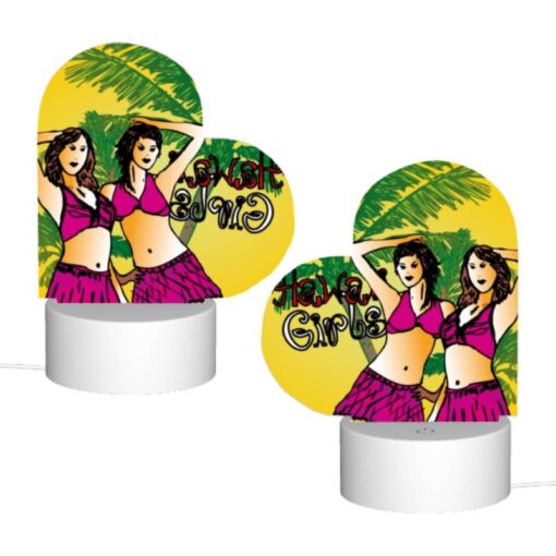 Love Acrylic Night Light, Two Women In Pink Bikinis Are Posing For A Picture. -Acrylic Night Light Shop 32a2d9f66d06ad444aa0de4f48a5fda87d9d7b5e