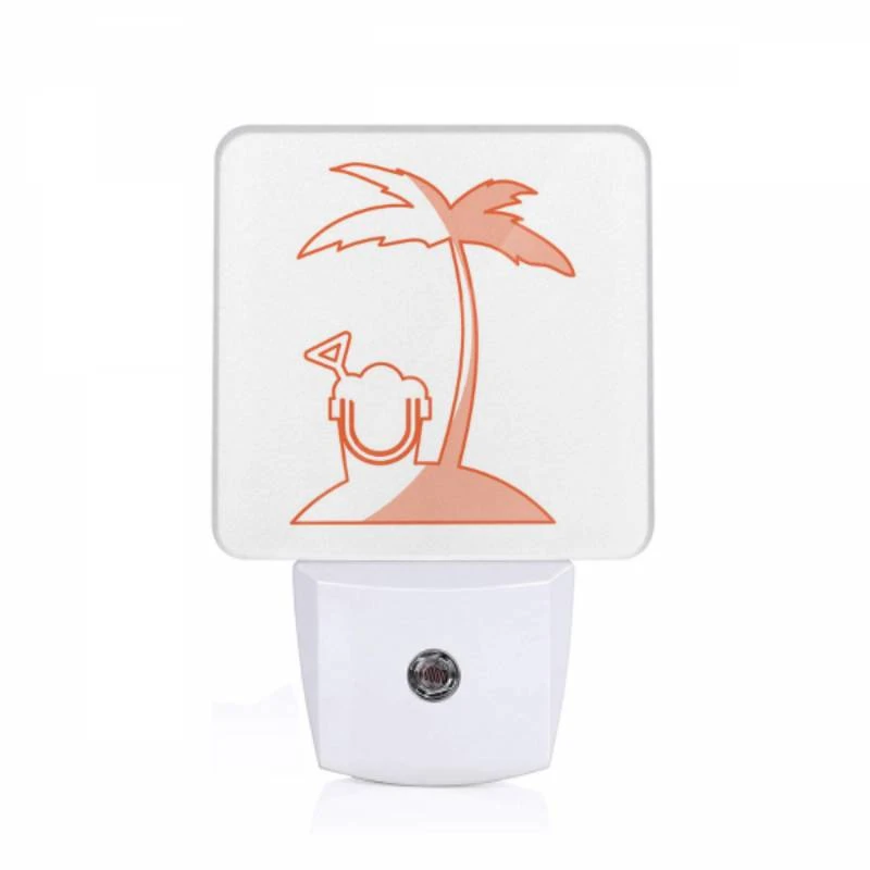 Night Light, A cartoon of a palm tree with a toothbrush in it. Night Light, A Cartoon Of A Palm Tree With A Toothbrush In It. -Acrylic Night Light Shop 33003f63c2eda03c2d76b3aca274c0ee61f79281