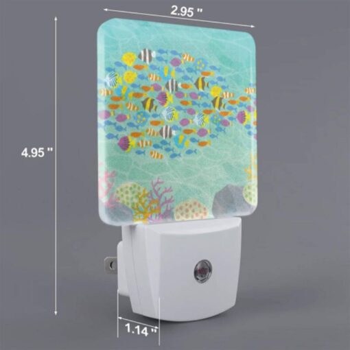 Night Light, A Colorful Fish Swims In A Sea Of Other Fish. -Acrylic Night Light Shop 330586b928b0eb6bd01edbea81f78523ba60f7df
