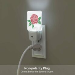 Night Light, A Red Rose With Green Leaves. -Acrylic Night Light Shop 336cc3b5d7fffd7f006890dba4a98b1bdb5eafe1