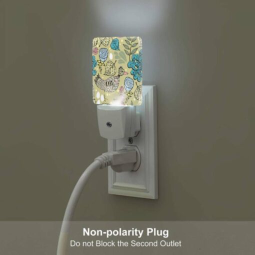Night Light Set Of 2, A Colorful Bird With A Yellow Beak Stands In Front Of A Leafy Plant. -Acrylic Night Light Shop 33928fcabf0b4447200cf2532536413327fbe56c