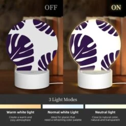 Round Acrylic Night Light, A Pattern Of Leaves On A White Background. 2 Round Acrylic Night Light, A Pattern Of Leaves On A White Background. -Acrylic Night Light Shop 34515de2d47f336f00de786923e907c2324d0693