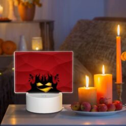 Rectangular Acrylic Night Light, A Red Background With A Happy Halloween Sign. -Acrylic Night Light Shop 346488675b8cb5fcf25d0002a48ce1af05257695