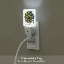 Night Light Set Of 2, A Colorful Tree With A Rainbow Of Colors. -Acrylic Night Light Shop 3489d586e21dc0ba365efad85136cdfe773f28d9