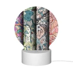 Round Acrylic Night Light, Four Different Colored Designs Of Swirls And Patterns. -Acrylic Night Light Shop 349332d092a407559e82571db9e37ab4966ca6b8