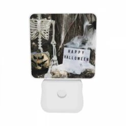 Night Light Set Of 2, A Skeleton And A Pumpkin Are Placed Next To A Sign That Reads "Happy Halloween." 7 Night Light Set Of 2, A Skeleton And A Pumpkin Are Placed Next To A Sign That Reads "Happy Halloween." -Acrylic Night Light Shop 34f9c77e5c867abe7fe114d58f6e858227d7cfe6