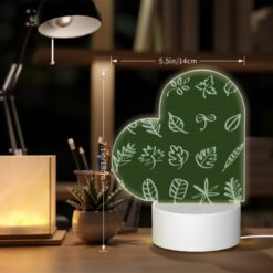 Love Acrylic Night Light, A Collection Of Leaves In Various Shapes And Sizes. -Acrylic Night Light Shop 352752665962ae94627dc4f3d4ff81b650bde7df