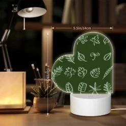 Love Acrylic Night Light, A Collection Of Leaves In Various Shapes And Sizes. -Acrylic Night Light Shop 352752665962ae94627dc4f3d4ff81b650bde7df