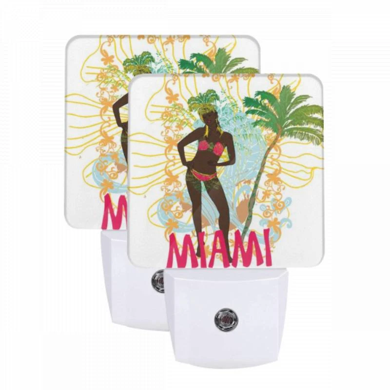 Night Light Set of 2, A colorful advertisement for Miami Beach Clubs. Night Light Set Of 2, A Colorful Advertisement For Miami Beach Clubs. -Acrylic Night Light Shop 35ddef428b331dded6c32406ef7dba2f3e8b4079