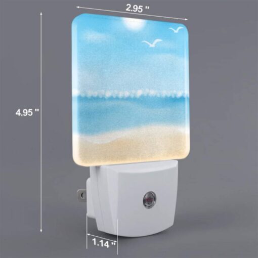 Night Light Set Of 2, A Beautiful Beach Scene With A Blue Sky -Acrylic Night Light Shop 3611bcebc3ced3db7298aaf3de17baff53cbb4b0