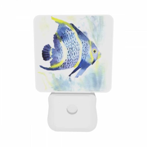 Night Light Set Of 2, A Blue And Yellow Fish With A Black Tail. -Acrylic Night Light Shop 376f00467b8d3f6a50e4b098a97fde10205d53a7