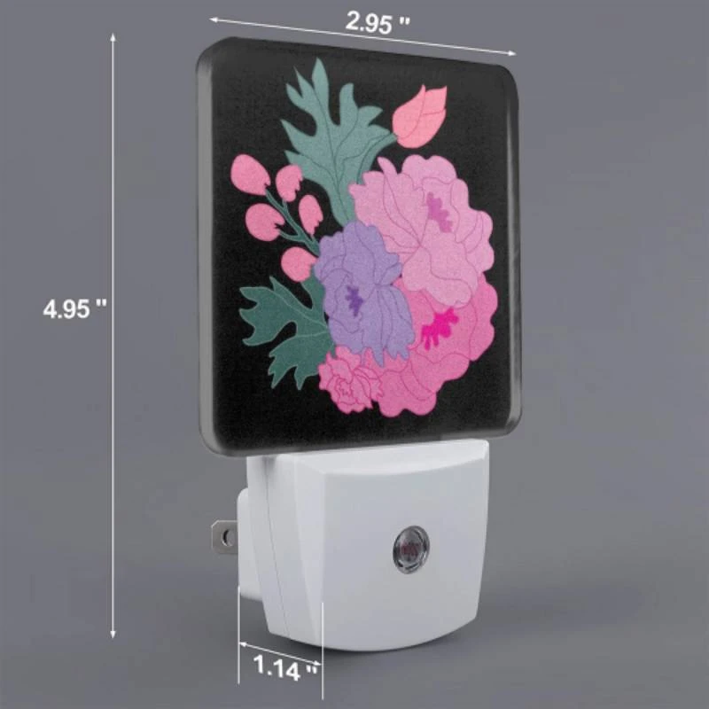 Night Light Set of 2, A colorful flower arrangement with purple Night Light Set Of 2, A Colorful Flower Arrangement With Purple -Acrylic Night Light Shop 37f2d186f406f1ac6c934c1b9f1a489194d09b74