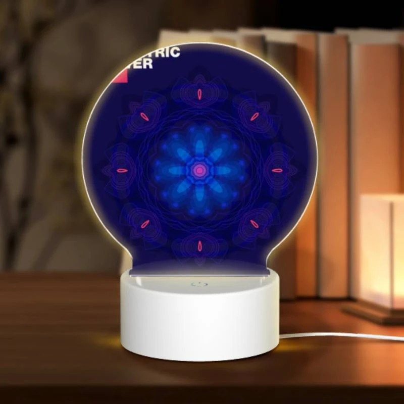 Round Acrylic Night Light, A blue and pink geometric flower. Round Acrylic Night Light, A Blue And Pink Geometric Flower. -Acrylic Night Light Shop 3872f005347e3d488d0901d936b7be0dd52cbdc3