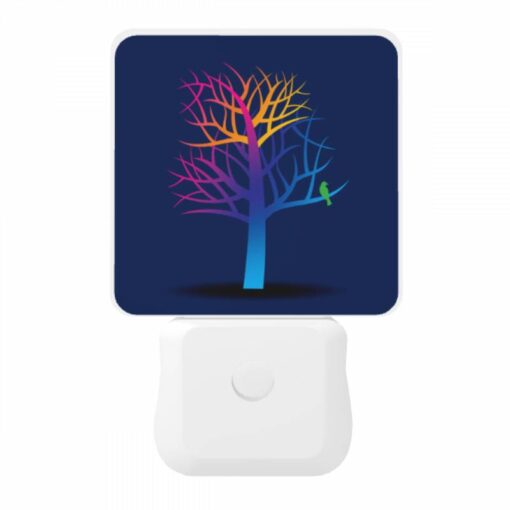 Night Light, A Colorful Tree With A Bird Perched On A Branch. -Acrylic Night Light Shop 388fca9889d3a2819876eb0b0dd3a40b134ce9ab