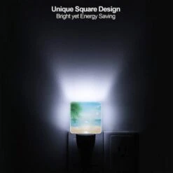 Night Light Set Of 2, A Picture Of A Beach With A Boat And Palm Trees. -Acrylic Night Light Shop 38fd02d4814a3dd7b72b75a4167f27a8c45df2fe